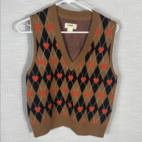 Anthropologie Maeve Vera  Jacquard Sweater Vest Size M - Picture 4 of 8